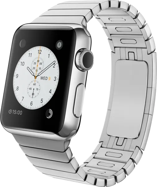 Apple Watch (38 mm) Paslanmaz çelik Kasa ve Baklalı Model Paslanmaz çelik Bilezik Akıllı Saat