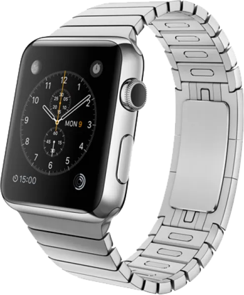 Apple Watch (42 mm) Paslanmaz çelik Kasa ve Baklalı Model Paslanmaz çelik Bilezik Akıllı Saat