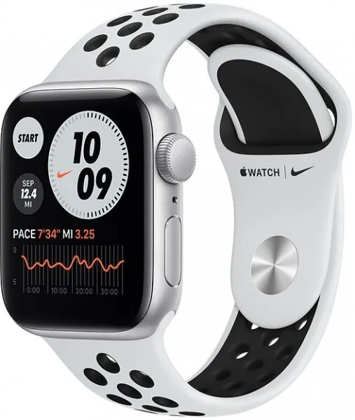 Apple Watch Nike SE (40mm) Gümüş Rengi Alüminyum Kasa ve Nike Spor Kordon Akıllı Saat