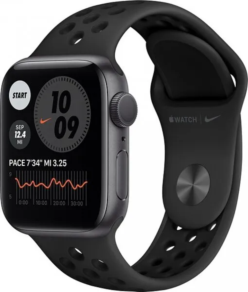 Apple Watch Nike Series 6 (40mm) Uzay Grisi Alüminyum Kasa ve Nike Spor Kordon Akıllı Saat