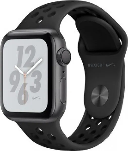 Apple Watch Nike+ Series 4 (40 mm) Uzay Grisi Alüminyum Kasa ve Antrasit/Siyah Nike Spor Kordon Akıllı Saat