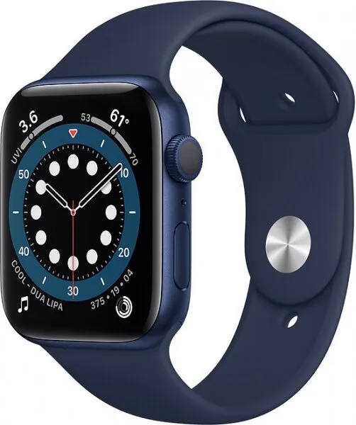 Apple Watch Series 6 (44mm) Mavi Alüminyum Kasa ve Spor Kordon Akıllı Saat