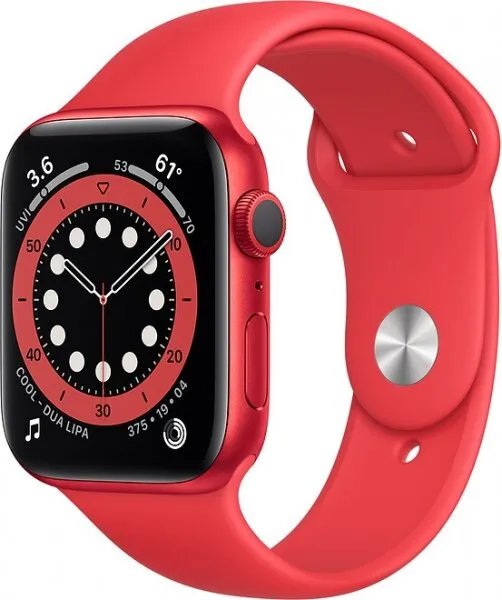 Apple Watch Series 6 (44mm) (Product)Red Alüminyum Kasa ve Spor Kordon Akıllı Saat