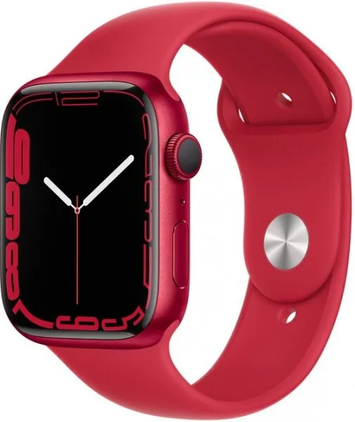Apple Watch Series 7 45mm (PRODUCT)RED Alüminyum Kasa ve Spor Kordon Akıllı Saat