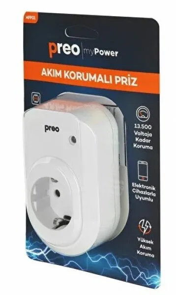 Preo My Power MPP01 Akım Korumalı Priz