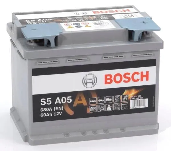 Bosch S5 A05 AGM 12V 60Ah Akü