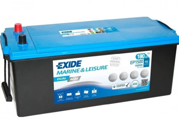 Exide Marin Dual EP1500 12V 180Ah Akü