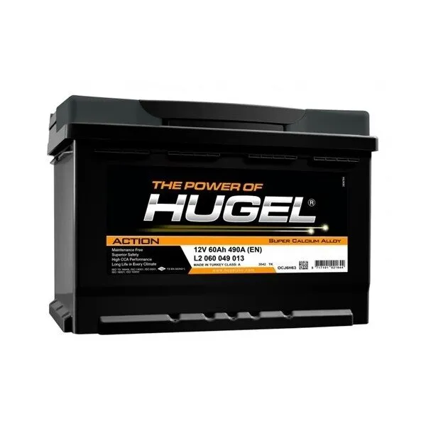 Hugel Action 12V 60Ah Akü