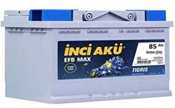 İnci Akü EFB Max Tigris 12V 85Ah Akü