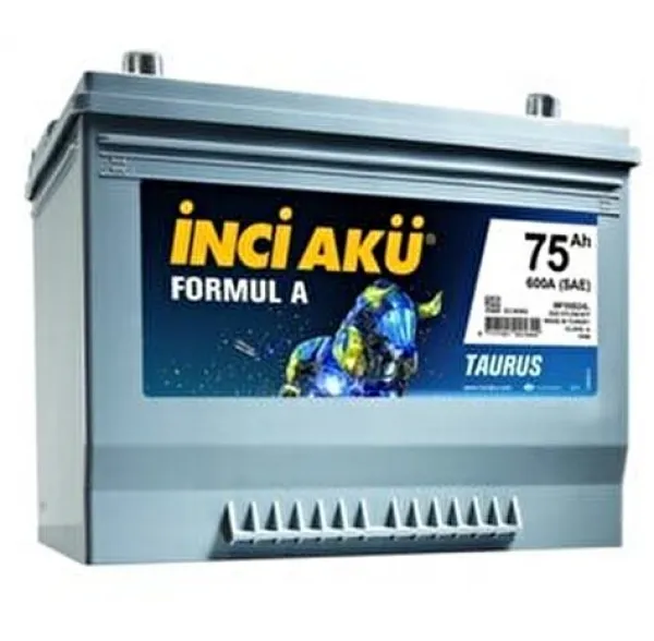 İnci Akü Formul A Taurus Asya 12V 75Ah Akü