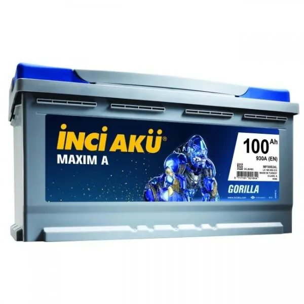 İnci Akü Maxim A Gorilla 12V 100Ah Akü