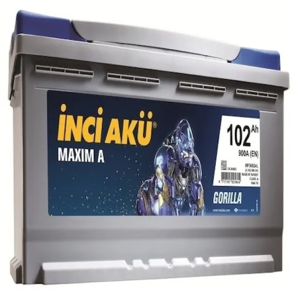 İnci Akü Maxim A Gorilla 12V 102Ah Akü