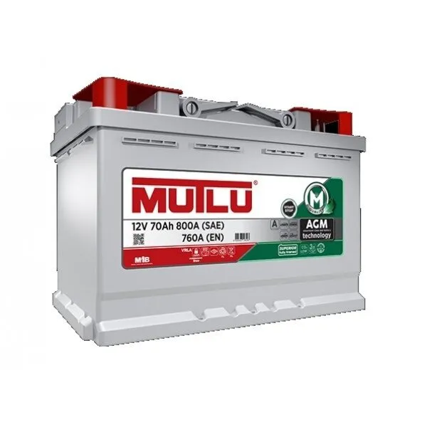 Mutlu Akü AGM 12V 70Ah Akü