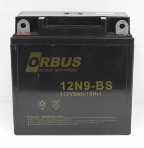 Orbus 12N9-BS 12V 9Ah Akü