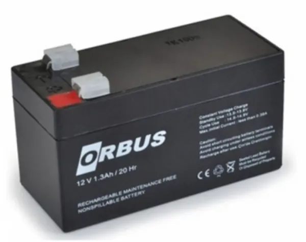 Orbus 12V 1.3Ah Akü