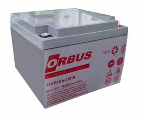 Orbus 12V 28Ah Akü