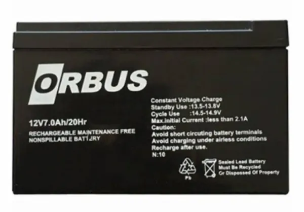 Orbus 12V 7Ah (12V-7AH) Akü