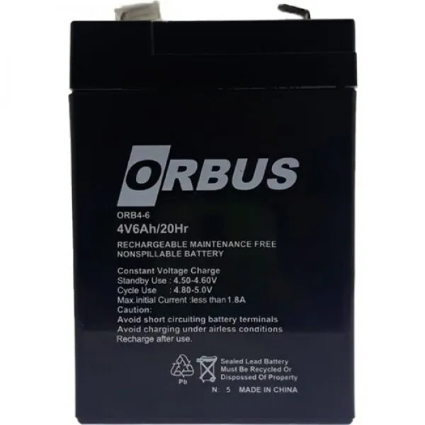 Orbus 4V 6Ah Akü