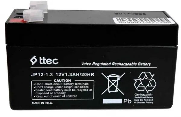 Ttec 12V 1.3Ah Akü