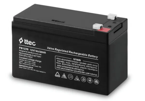 Ttec AGM 12V 7Ah Akü