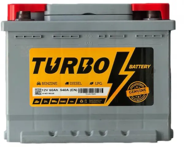 Turbo Akü 12V 60Ah (TRB-T516D19D20) Akü