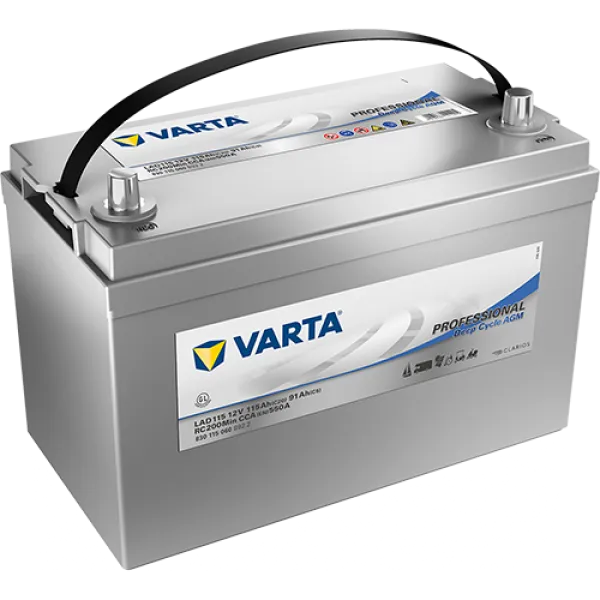 Varta Professional Deep Cycle AGM 12V 115Ah Akü