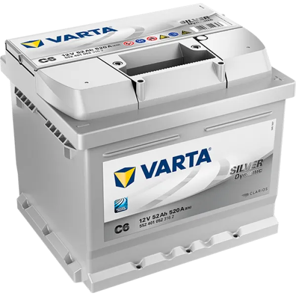 Varta Silver Dynamic 12V 52Ah Akü