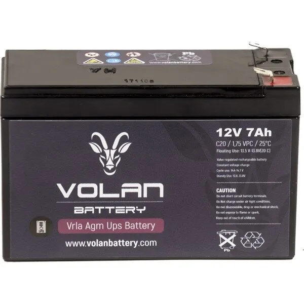 Volan Battery 12V 7Ah Akü