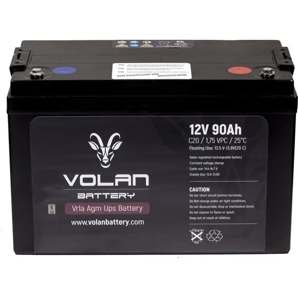 Volan Battery 12V 90Ah Akü