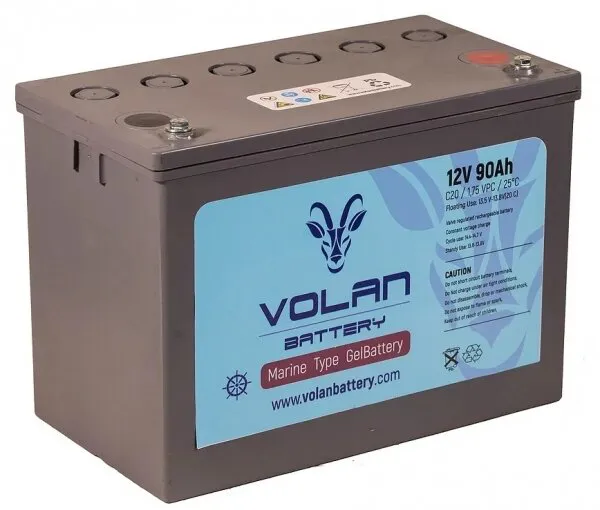 Volan Battery Marin Jel 12V 90Ah Akü