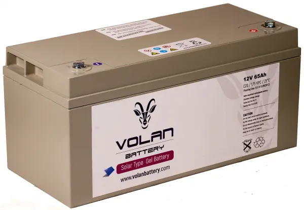 Volan Battery Solar Jel 12V 65Ah Akü