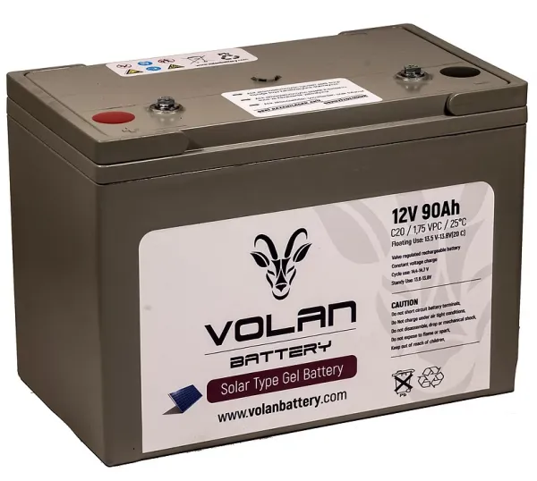 Volan Battery Solar Jel 12V 90Ah Akü