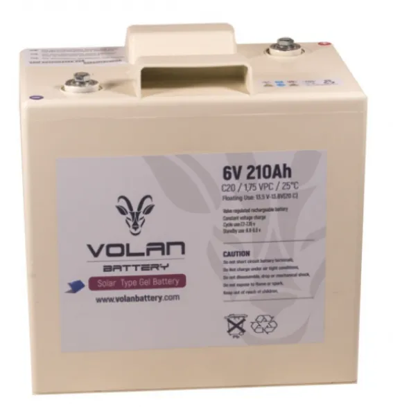 Volan Battery Solar Jel 6V 210Ah Akü