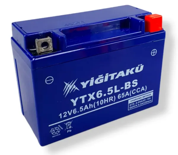 Yiğit Akü YTX6.5L-BS 12V 6.5Ah (00065001MT) Akü