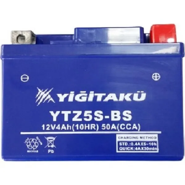 Yiğit Akü YTZ5S-BS 12V 4Ah (00040001MT) Akü