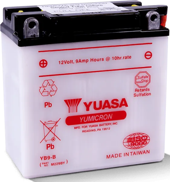 Yuasa YB9-B 12V 9Ah Akü