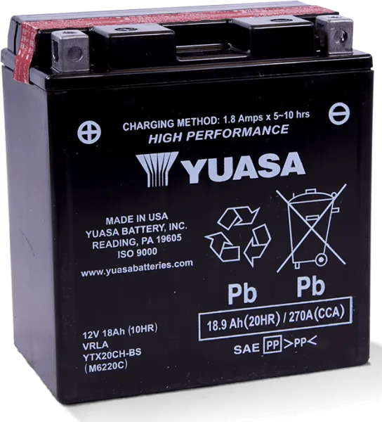 Yuasa YTX20CH-BS 12V 18Ah Akü