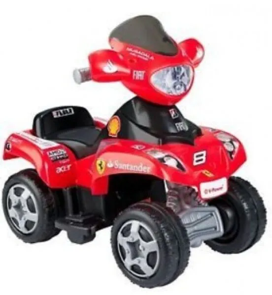 Feber Ferrari Quad ATV 6V Akülü Araba