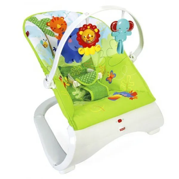 Fisher Price CJJ79 Yağmur Ormanı Arkadaşları Oto Koltuğu ve Ana Kucağı