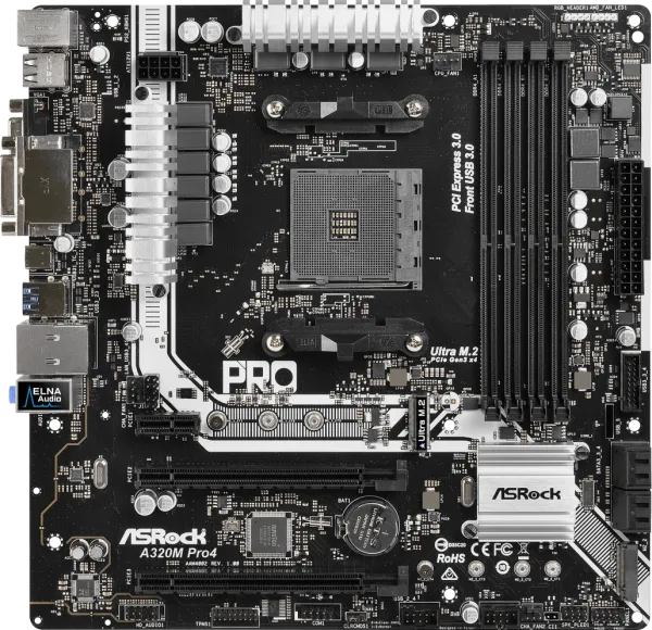 ASRock A320M Pro4 AM4 Soket Anakart