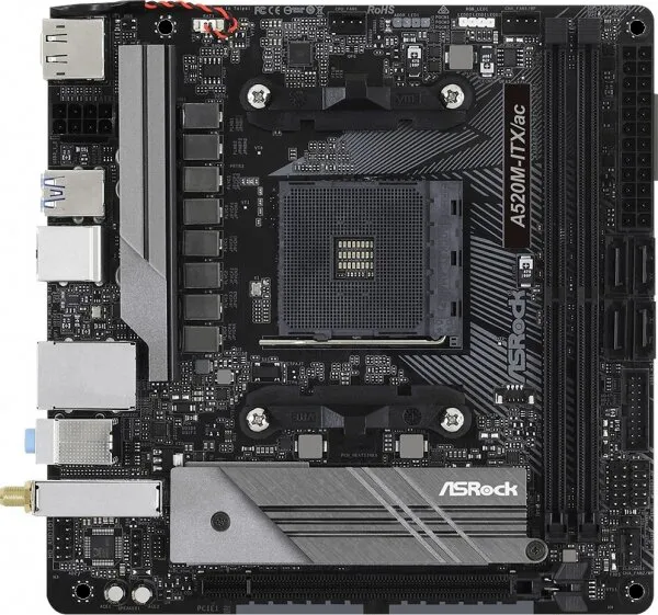ASRock A520M-ITX/ac AM4 Soket Anakart