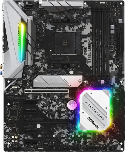 ASRock B450 Steel Legend AM4 Soket Anakart