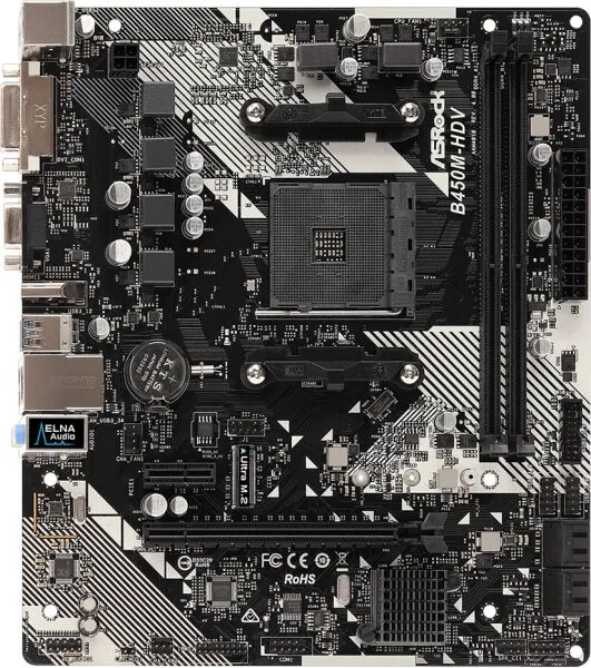 ASRock B450M-HDV R4.0 AM4 Soket Anakart