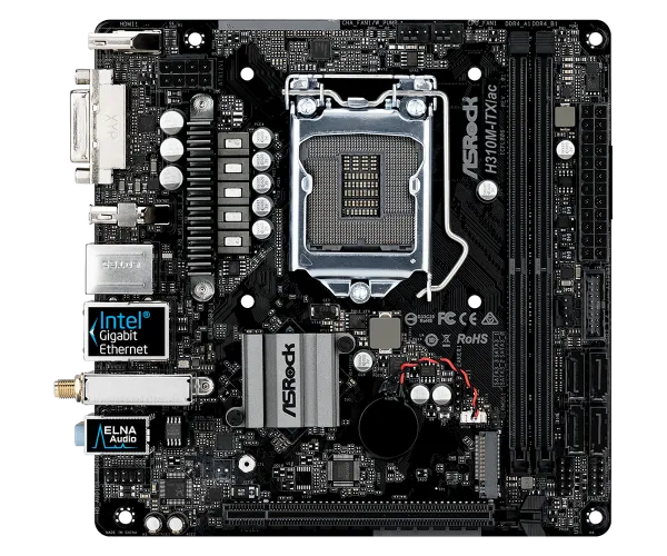 ASRock H310M-ITX/ac LGA 1151 Soket Anakart