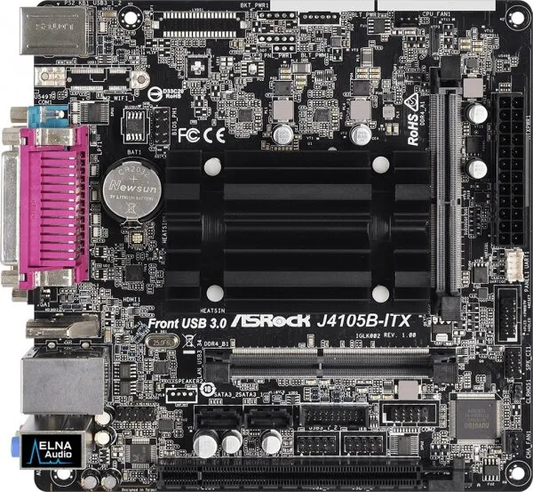 ASRock J4105B-ITX (90-MXB5L0-A0UAYZ)  Soket Anakart