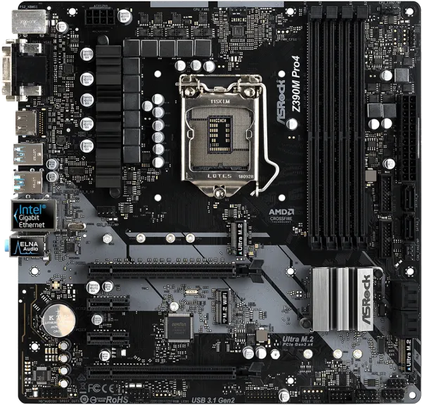 ASRock Z390M Pro4 LGA 1151 Soket Anakart