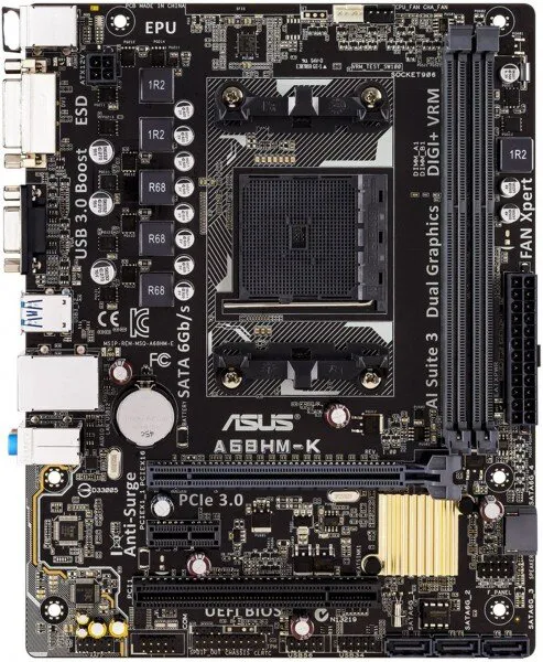 Asus A68HM-K FM2+ Soket Anakart