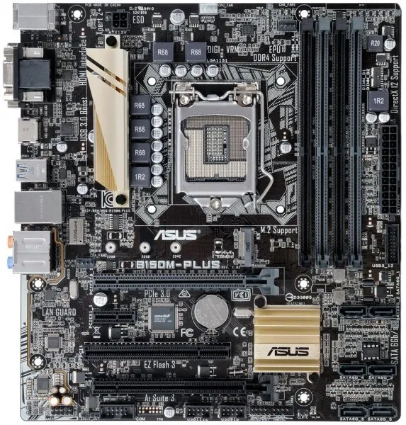Asus B150M-Plus LGA 1151 Soket Anakart