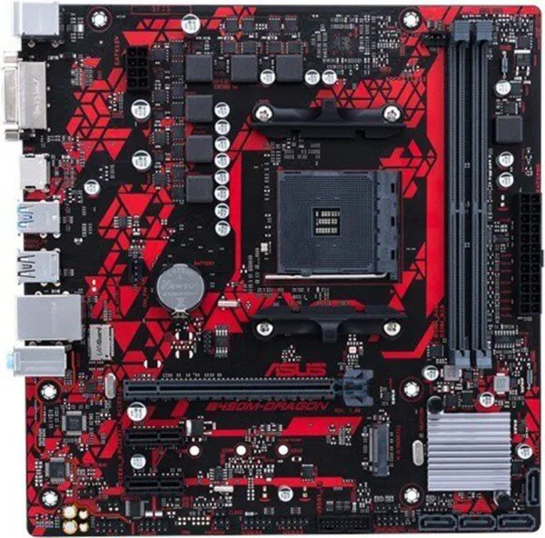 Asus B450M Dragon AM4 Soket Anakart