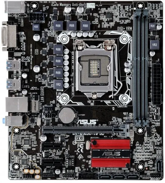 Asus EX-B150M-V5 D3 LGA 1151 Soket Anakart